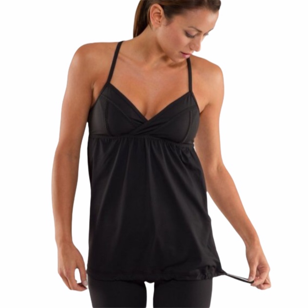 lululemon athletica Black Tank Top